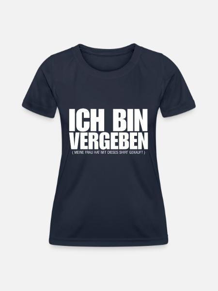 Vergeben - Frauen Funktions-T-Shirt - Navy