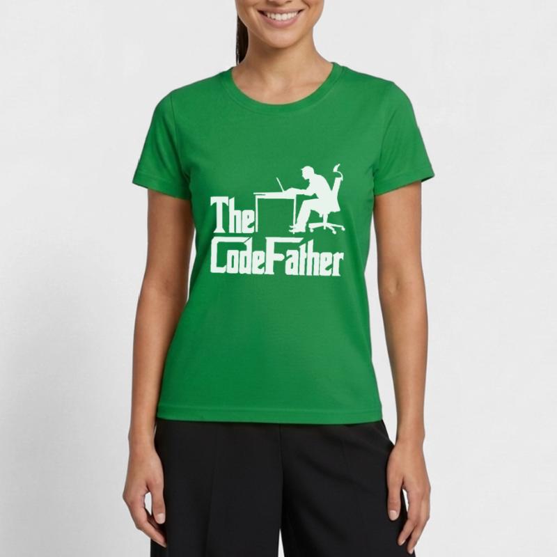 The Codefather Programmer Coder Developer Software Frauen Funktions-T-Shirt