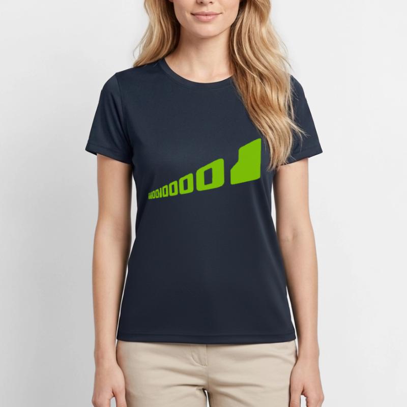 Binär Code Programm Sprache Frauen Funktions-T-Shirt