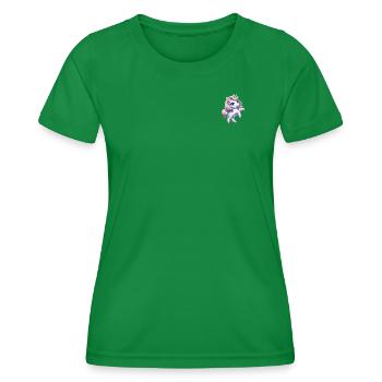 Kleines Einhorn - Frauen Funktions-T-Shirt - Kelly Green - Vorne - AI Model Female 172 dark (172cm)