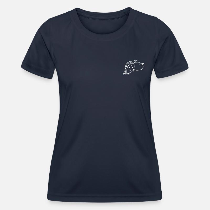 Ladybug - Women's Functional T-Shirt - navy