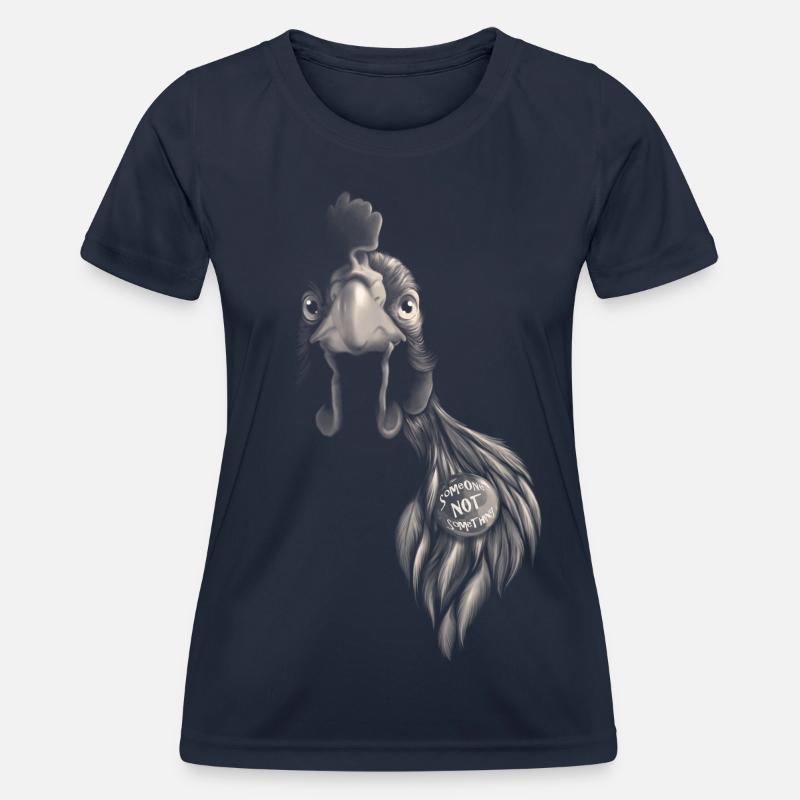 Someone NOT something - Women's Functional T-Shirt - navy