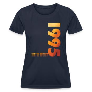 30th Birthday Original 1995 Vintage 1995 - Women's Functional T-Shirt - navy - Front - AI Model Female 172 light (172cm)
