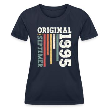 30th Birthday Legend September 1995 Volume 95 - Women's Functional T-Shirt - navy - Front - AI Model Female 172 light (172cm)