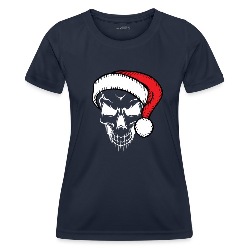 Weihnachten Xmas Totenkopf - Frauen Funktions-T-Shirt