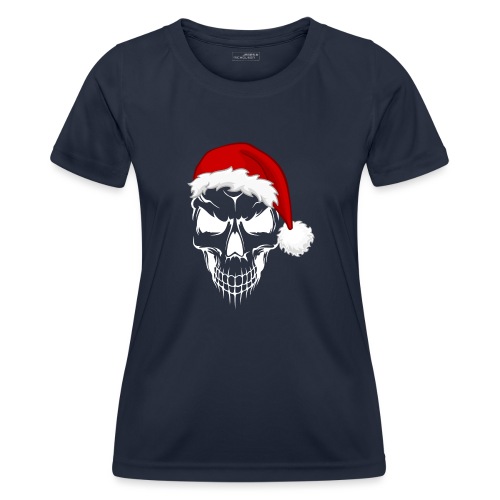 Weihnachten Xmas Totenkopf - Frauen Funktions-T-Shirt
