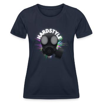 Style dur - T-shirt sport Femme - bleu marine - Devant - AI Model Female 172 light (172cm)