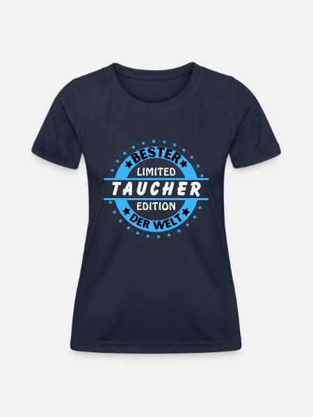 Best diver in the world - Women's Functional T-Shirt - navy