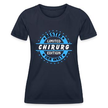 Best surgeon in the world - Women's Functional T-Shirt - navy - Front - AI Model Female 172 light (172cm)