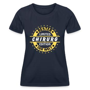 Best surgeon in the world - Women's Functional T-Shirt - navy - Front - AI Model Female 172 light (172cm)