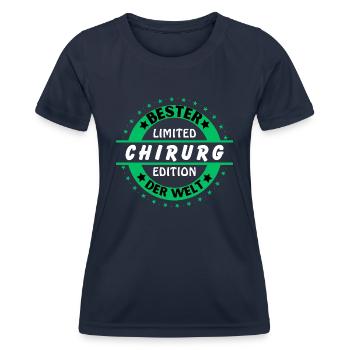 Best surgeon in the world - Women's Functional T-Shirt - navy - Front - AI Model Female 172 light (172cm)