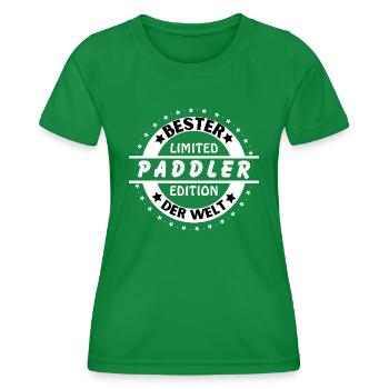 Meilleur pagayeur du monde - T-shirt sport Femme - vert - Devant - AI Model Female 172 dark (172cm)