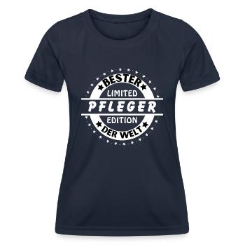 Meilleur soignant au monde - T-shirt sport Femme - bleu marine - Devant - AI Model Female 172 light (172cm)