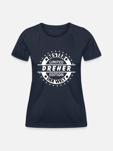 Bester Dreher der Welt - Frauen Funktions-T-Shirt - Navy