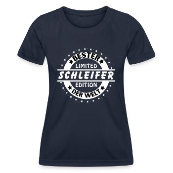 Best grinder in the world - Women's Functional T-Shirt - navy - Front - AI Model Female 172 light (172cm)