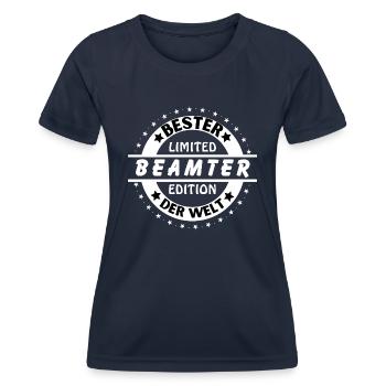 Best civil servant in the world - Women's Functional T-Shirt - navy - Front - AI Model Female 172 light (172cm)