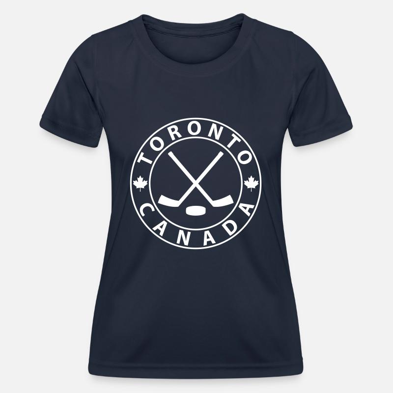 Toronto Hockey - Women's Functional T-Shirt - navy