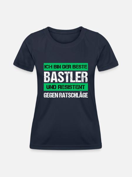 Resistenter Bastler - Frauen Funktions-T-Shirt - Navy