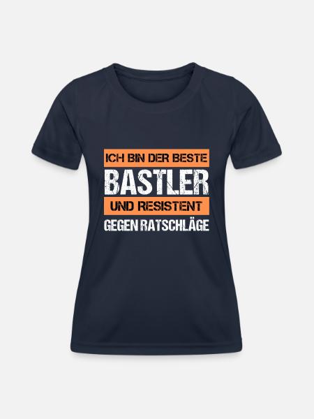 Resistenter Bastler - Frauen Funktions-T-Shirt - Navy