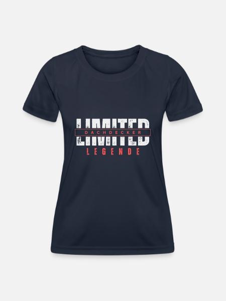 Limited Dachdecker Legende. - Frauen Funktions-T-Shirt - Navy