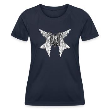 Freedom, Will and Strength - Women's Functional T-Shirt - navy - Front - AI Model Female 172 light (172cm)