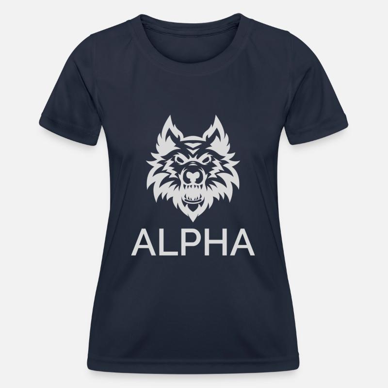 Silver Alpha - Women's Functional T-Shirt - navy