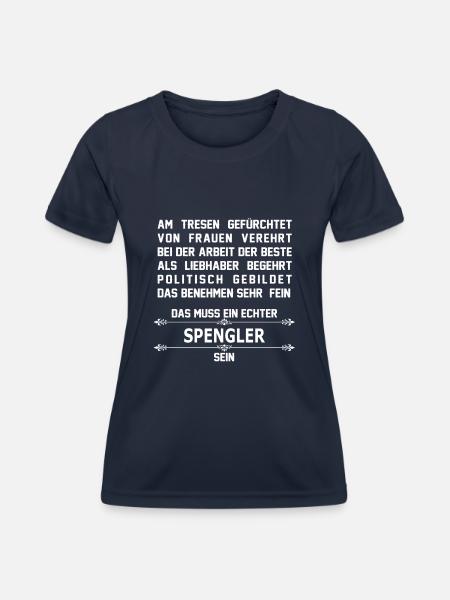 spengler - Frauen Funktions-T-Shirt - Navy