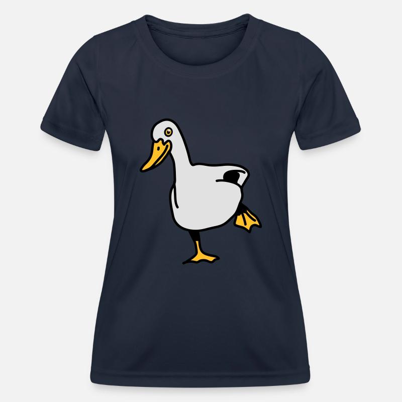 duck - Women's Functional T-Shirt - navy