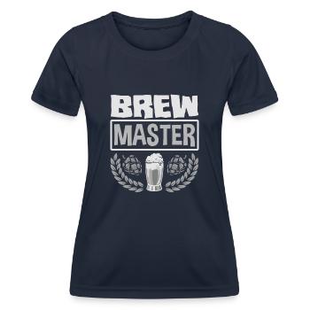 Brewmaster Drink All You Want I'll Make More Homeb - Frauen Funktions-T-Shirt - Navy - Vorne - AI Model Female 172 light (172cm)