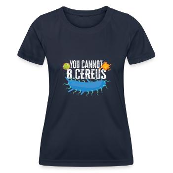 Microbiologist Microbiology Lab Staph Biology - Frauen Funktions-T-Shirt - Navy - Vorne - AI Model Female 172 light (172cm)