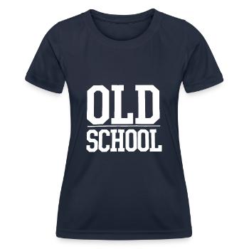 Old School - T-shirt sport Femme - bleu marine - Devant - AI Model Female 172 light (172cm)