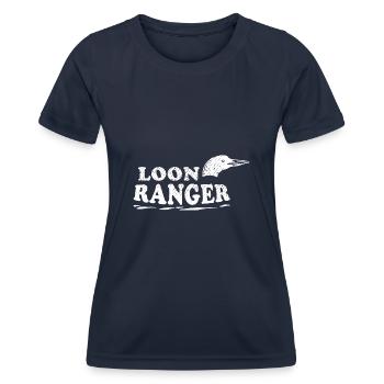 Seetaucher-Ranger - Frauen Funktions-T-Shirt - Navy - Vorne - AI Model Female 172 light (172cm)