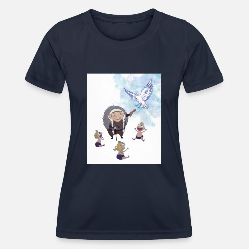 Ancestral magic - Women's Functional T-Shirt - navy