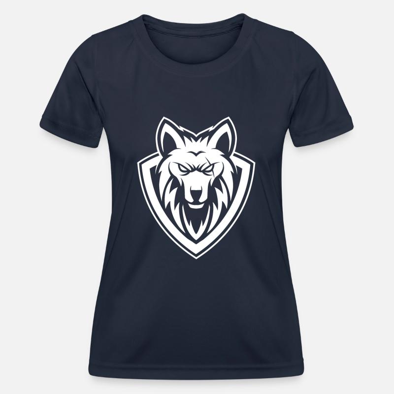 White Alpha - Women's Functional T-Shirt - navy