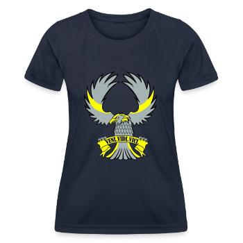 Adler Veni vidi vici - T-shirt sport Femme - bleu marine - Devant - AI Model Female 172 light (172cm)