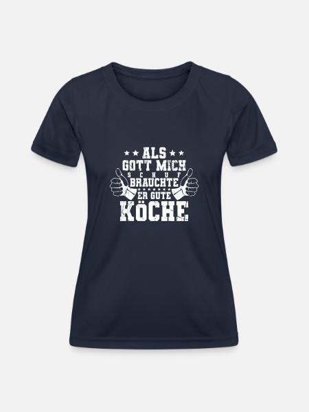 Koch - Frauen Funktions-T-Shirt - Navy