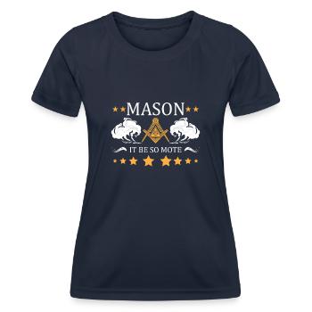 Théories du complot Théoriciens du complot - T-shirt sport Femme - bleu marine - Devant - AI Model Female 172 light (172cm)