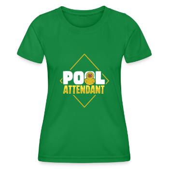 Gummiente Gummienten Entenliebhaber Badezimmer - Frauen Funktions-T-Shirt - Kelly Green - Vorne - AI Model Female 172 dark (172cm)
