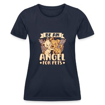 Animal RESCUE ANIMAL RIGHTS RESCUE Animal ADOPTION - Frauen Funktions-T-Shirt - Navy - Vorne - AI Model Female 172 light (172cm)