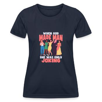 Feminism Women's Power Pro-choice Pro Abortion - Women's Functional T-Shirt - navy - Front - AI Model Female 172 light (172cm)