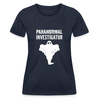 Paranormal Investigator Geistersuchende - Frauen Funktions-T-Shirt - Navy - Vorne - AI Model Female 172 light (172cm)
