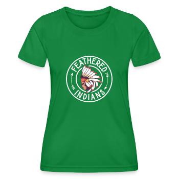 Indische Ureinwohner Geschichte Der Indigenen - Frauen Funktions-T-Shirt - Kelly Green - Vorne - AI Model Female 172 dark (172cm)