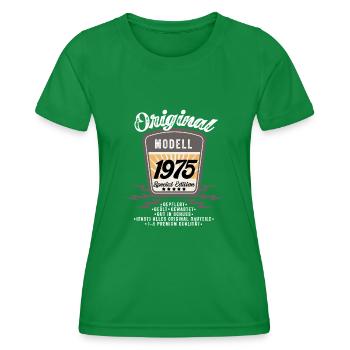 Modell 1975 - Frauen Funktions-T-Shirt - Kelly Green - Vorne - AI Model Female 172 dark (172cm)