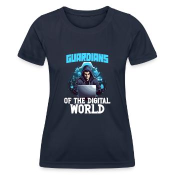 Ethical Hacking Analyst Ethical Cyber Security - Women's Functional T-Shirt - navy - Front - AI Model Female 172 light (172cm)