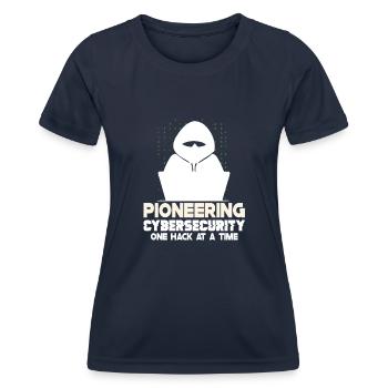 Ethical Hacking Analyst Ethical Cyber Security - Women's Functional T-Shirt - navy - Front - AI Model Female 172 light (172cm)