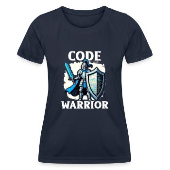 Ethical Hacking Analyst Ethical Cyber Security - Women's Functional T-Shirt - navy - Front - AI Model Female 172 light (172cm)