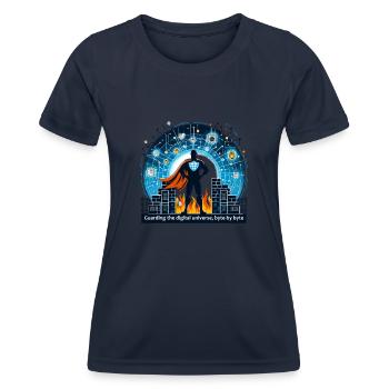 Ethical Hacking Analyst Ethical Cyber Security - Women's Functional T-Shirt - navy - Front - AI Model Female 172 light (172cm)
