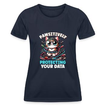 Ethical Hacking Analyst Ethical Cyber Security - Women's Functional T-Shirt - navy - Front - AI Model Female 172 light (172cm)