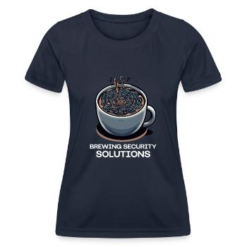 Ethical Hacking Analyst Ethical Cyber Security - Women's Functional T-Shirt - navy - Front - AI Model Female 172 light (172cm)