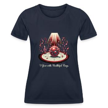 Thérapie par la lumière rouge Thérapie au laser de faible intensité pour le - T-shirt sport Femme - bleu marine - Devant - AI Model Female 172 light (172cm)